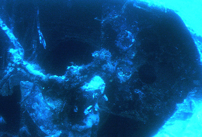 les cadrans de l'épave du Dornier 24 